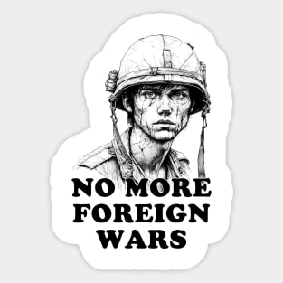 anti war tshirt, anti war, anti war shirt, peace, waging peace, no war, no more war Sticker